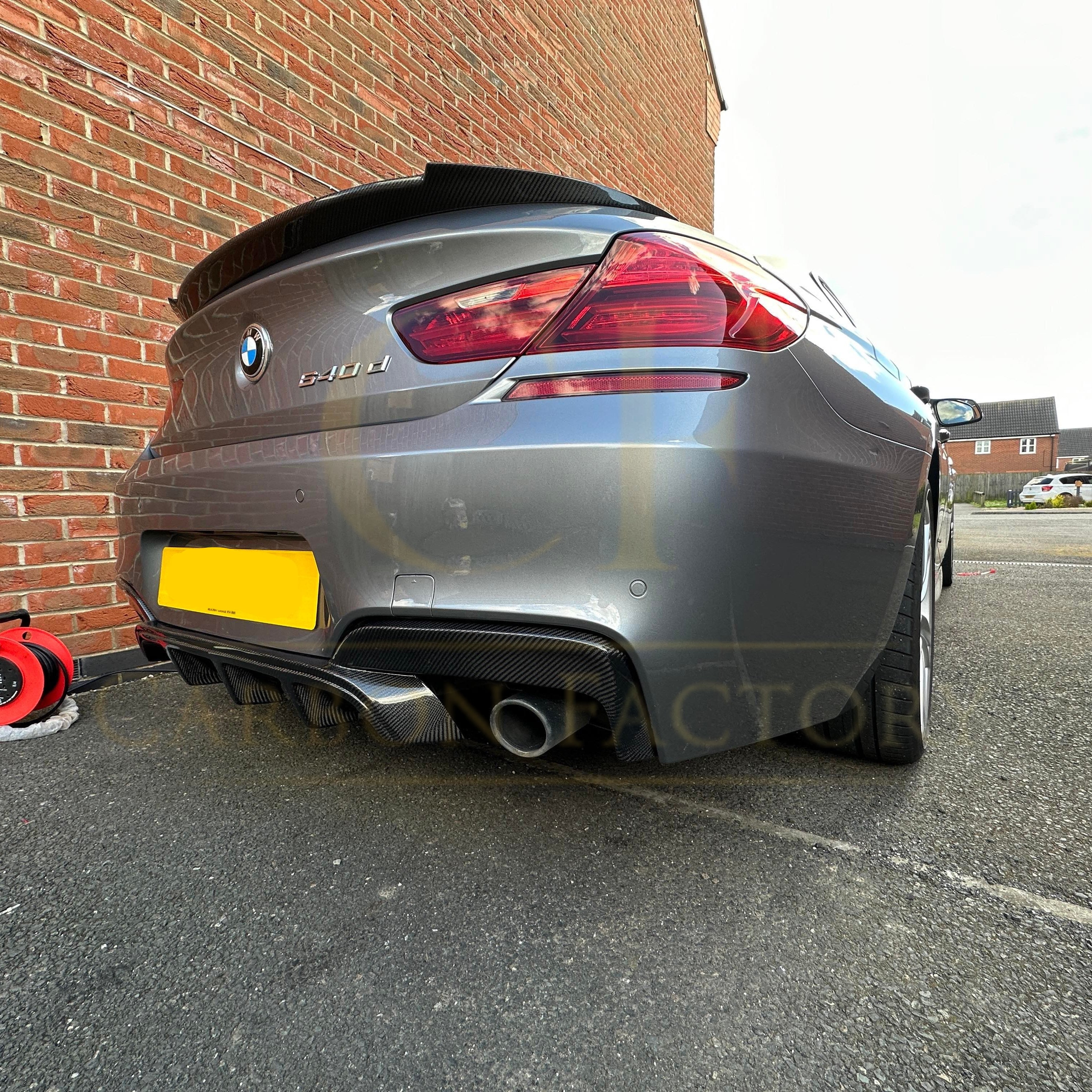 MP Style Carbon Fibre Rear Diffuser for BMW F06 F12 F13 6 Series 12-16