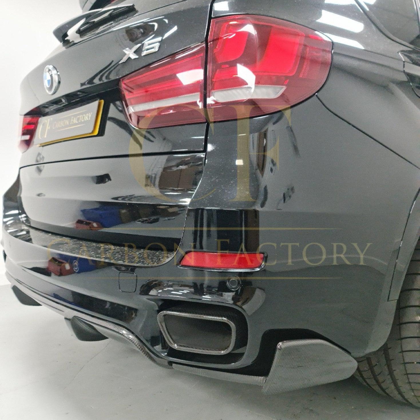 MP Style Carbon Fibre Rear Diffuser for BMW F15 X5 M Sport 13-18