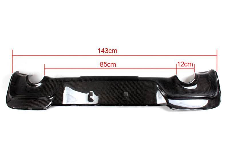MP Style Carbon Fibre Rear Diffuser for BMW F20 F21 M135i Pre-LCI 11-14