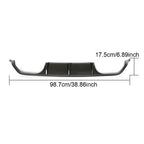 MP Style Carbon Fibre Rear Diffuser for BMW F80 M3 F82 F83 M4 14-20