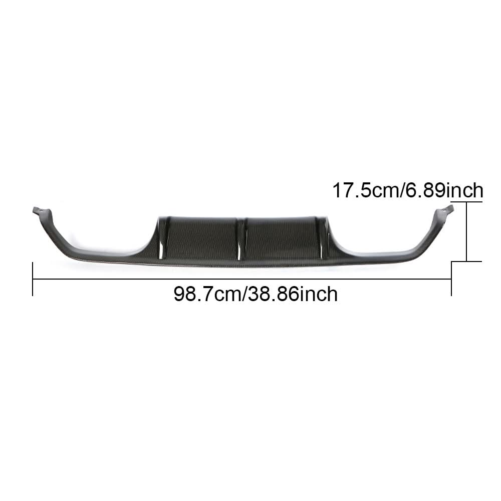 MP Style Carbon Fibre Rear Diffuser for BMW F80 M3 F82 F83 M4 14-20
