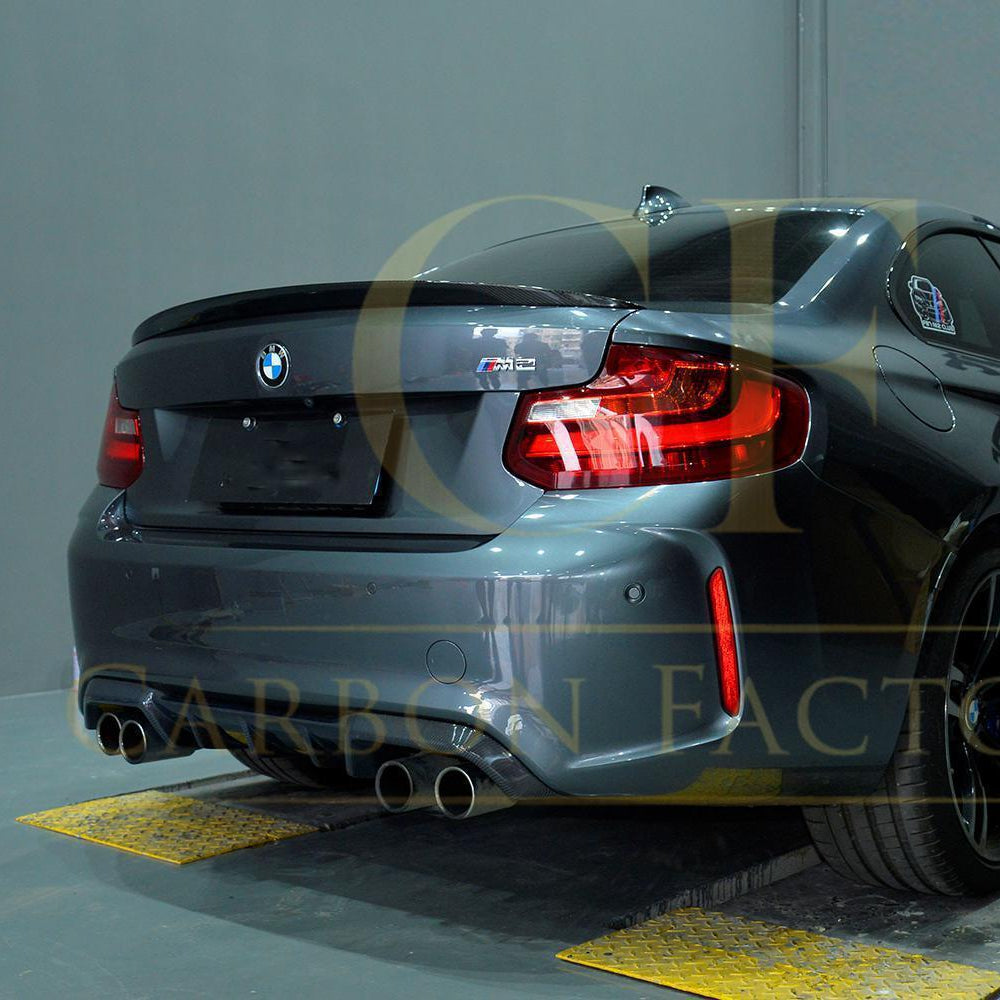 MP Style Carbon Fibre Rear Diffuser for BMW F87 F87C M2 16-21