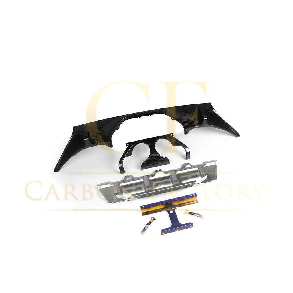 MP Style Pre-Preg Carbon Fibre Diffuser with Titanium Bracket for BMW G80 M3 G82 G83 M4 20-Present