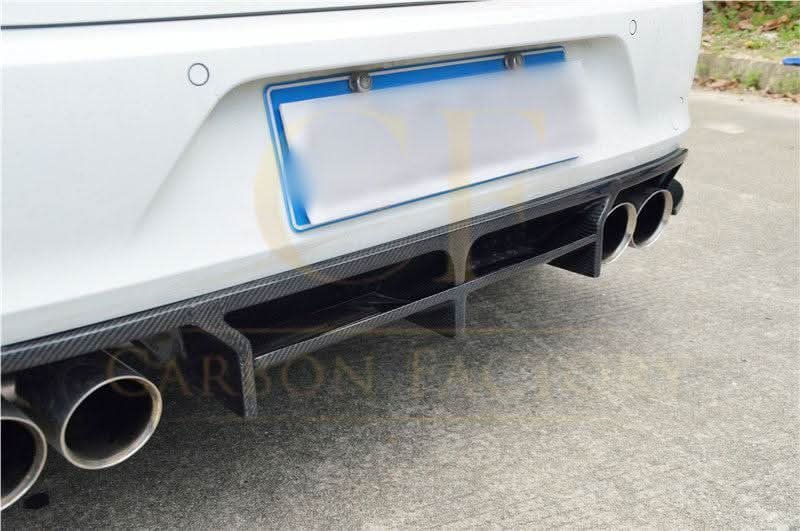 OS Style Carbon Fibre Rear Diffuser for VW Golf MK7 R 14-17