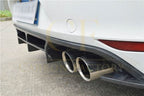 OS Style Carbon Fibre Rear Diffuser for VW Golf MK7 R 14-17