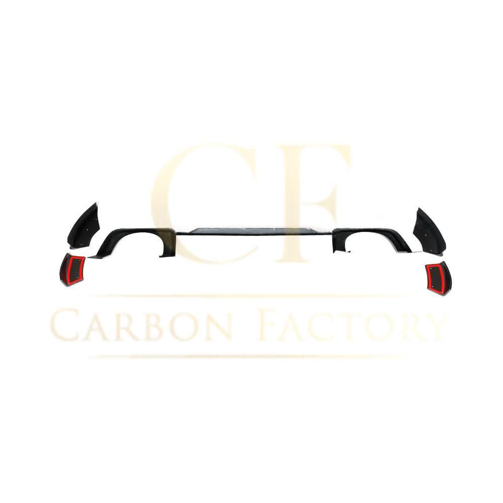 P Style Pre-Preg Carbon Fibre Rear Diffuser for Audi 8S TTRS MK3 15-18