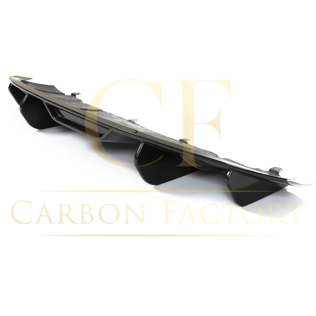 P Style Pre-Preg Carbon Fibre Rear Diffuser for Porsche Taycan 4 Door 19-21