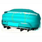 P Style Pre-Preg Carbon Fibre Rear Diffuser for Porsche Taycan 4 Door 19-21