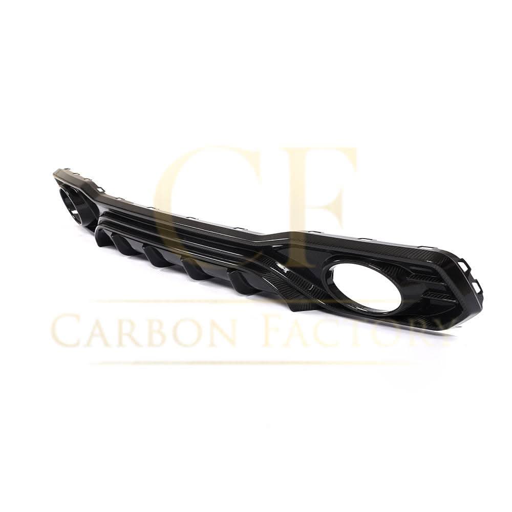 P Style Pre-Preg Carbon Fibre Rear Diffuser with Exhaust Tips for Audi 4K A7 S Line S7 19-22