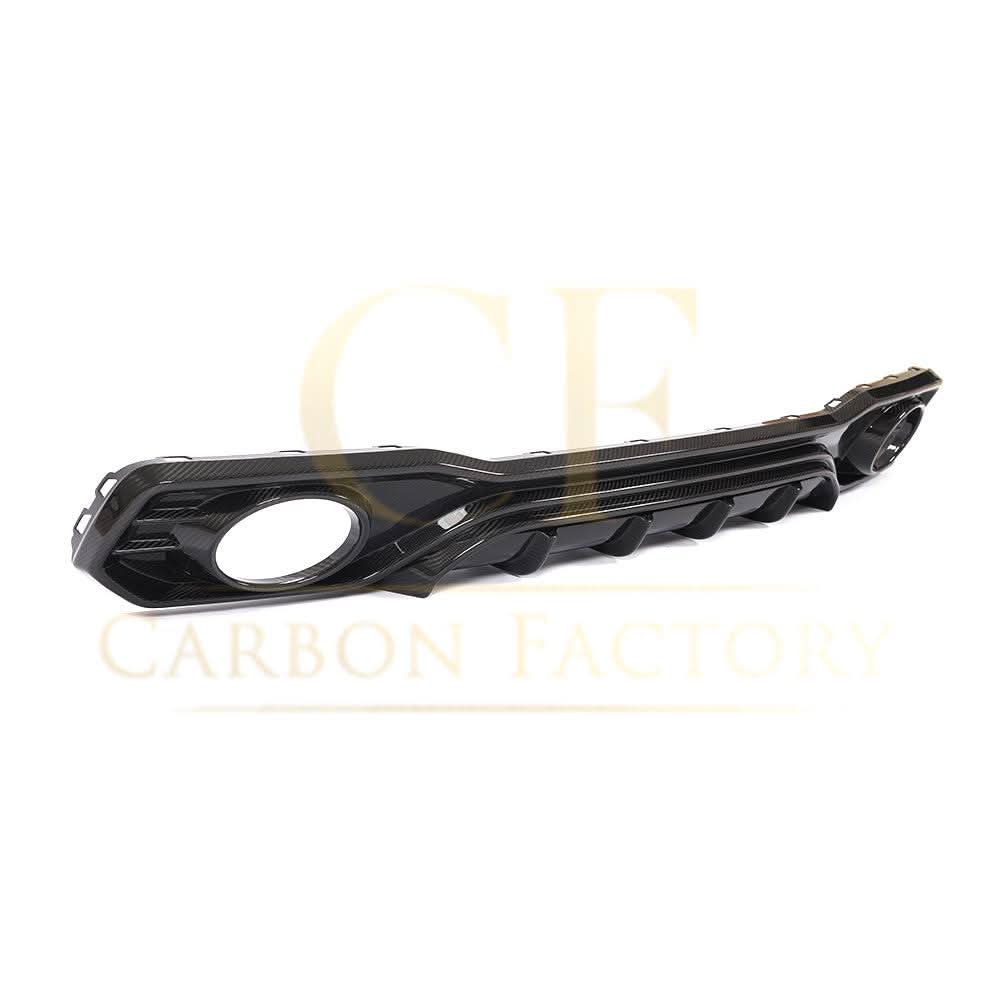 P Style Pre-Preg Carbon Fibre Rear Diffuser with Exhaust Tips for Audi 4K A7 S Line S7 19-22