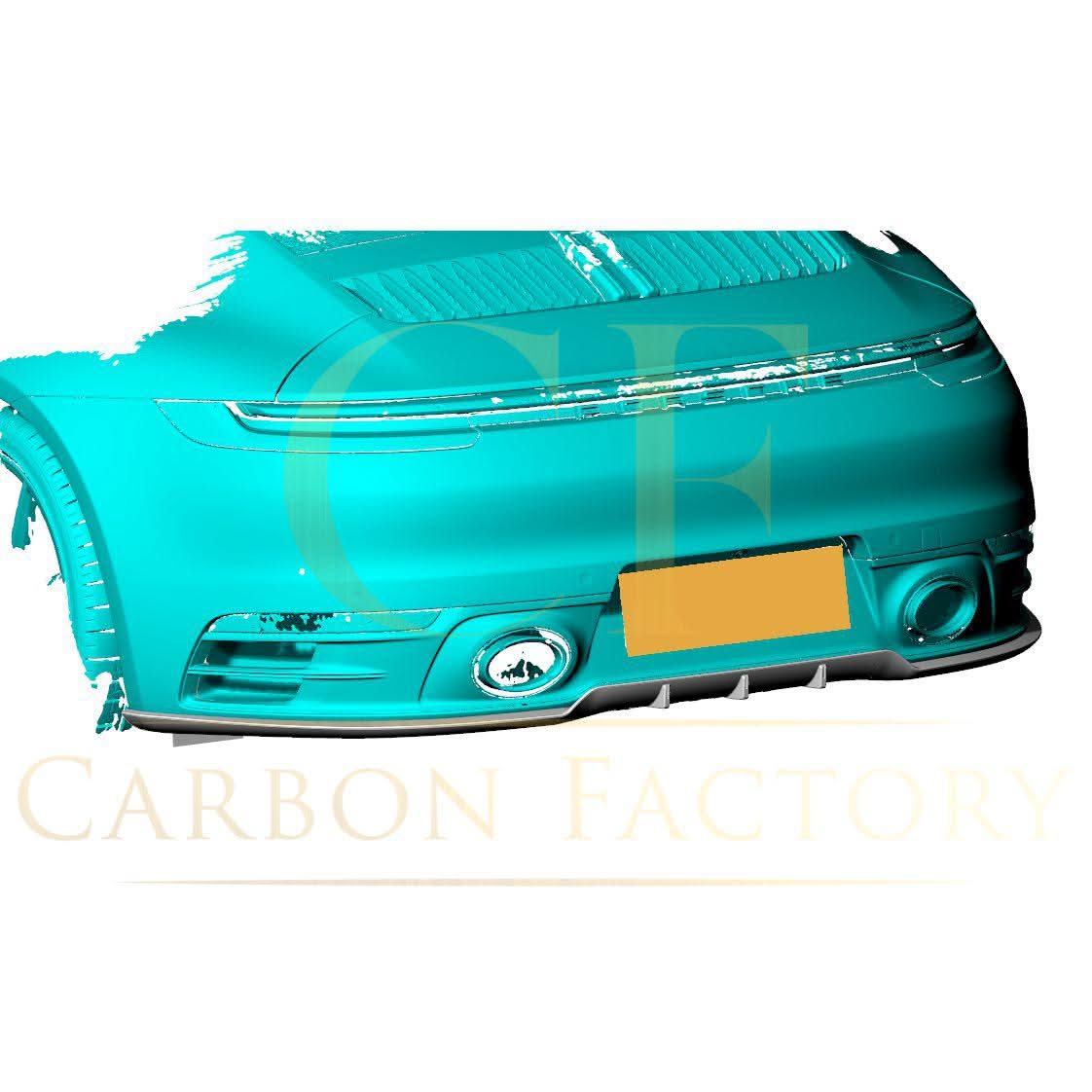 Pre-Preg Carbon Fibre Rear Diffuser for Porsche 911 992 Carrera & Targa 19-22