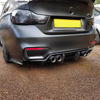 PSM Style Carbon Fibre Rear Diffuser for BMW F80 M3 F82 F83 M4 14-20