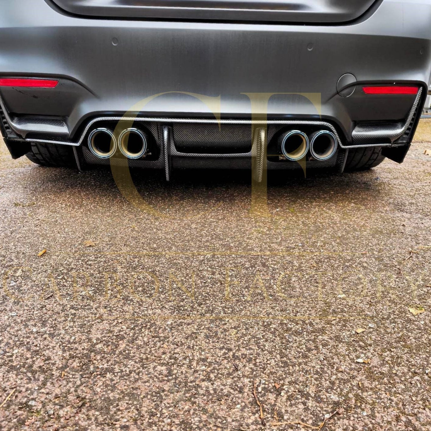 PSM Style Carbon Fibre Rear Diffuser for BMW F80 M3 F82 F83 M4 14-20
