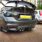 PSM Style Carbon Fibre Rear Diffuser for BMW F80 M3 F82 F83 M4 14-20