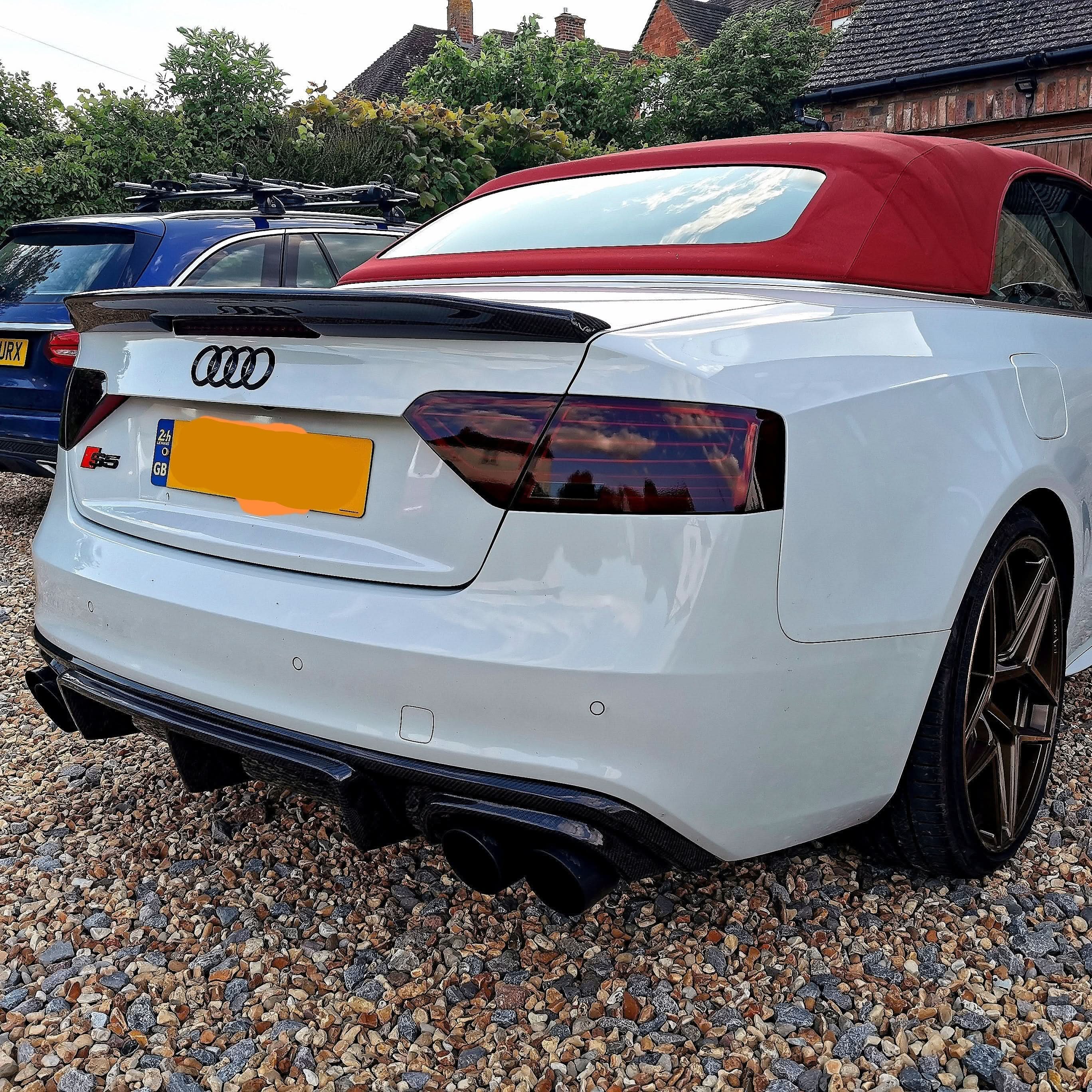 RS Style Carbon Fibre Rear Diffuser for Audi B8.5 S5 & A5 S Line 11-16