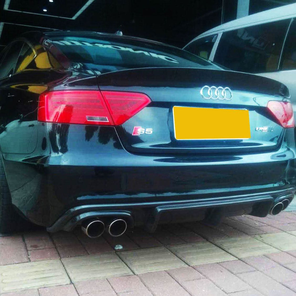 RS Style Carbon Fibre Rear Diffuser for Audi B8.5 S5 & A5 S Line 11-16
