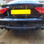 RS Style Carbon Fibre Rear Diffuser for Audi B8.5 S5 & A5 S Line 11-16