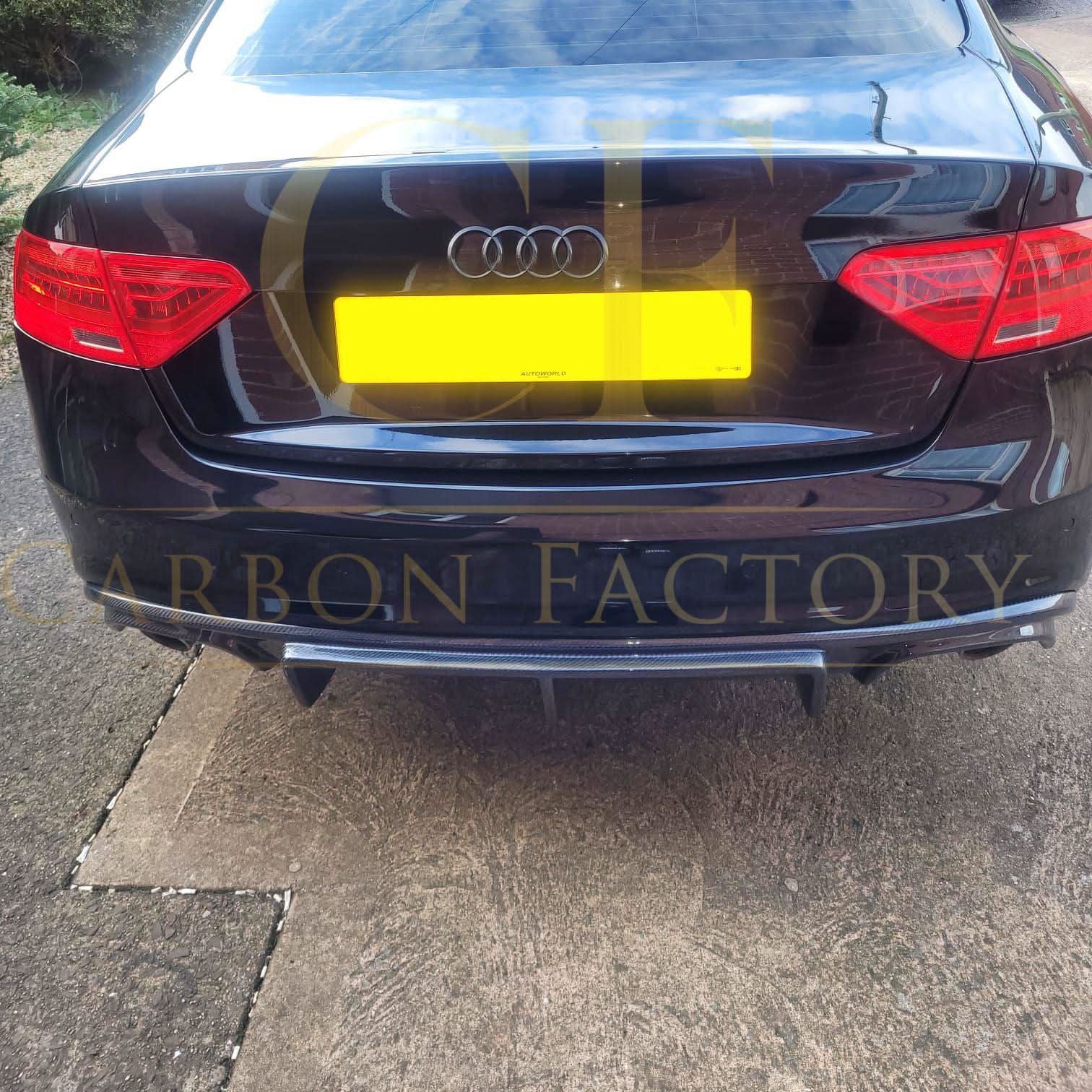 RS Style Carbon Fibre Rear Diffuser for Audi B8.5 S5 & A5 S Line 11-16