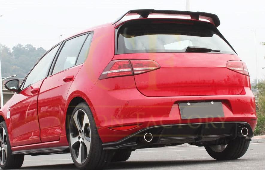 RZ Style Carbon Fibre Rear Diffuser for VW Golf MK7 GTI GTD 14-17