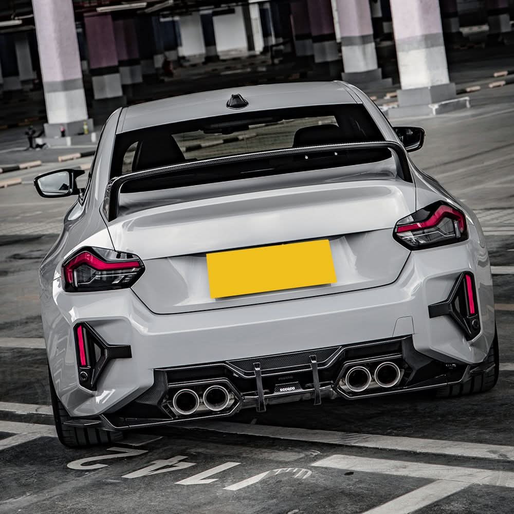 SQ Style Pre-Preg Carbon Fibre Rear Diffuser for BMW G87 M2 23-Present