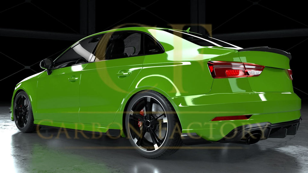 V Style Carbon Fibre Rear Diffuser for Audi 8V RS3 Saloon 17-20