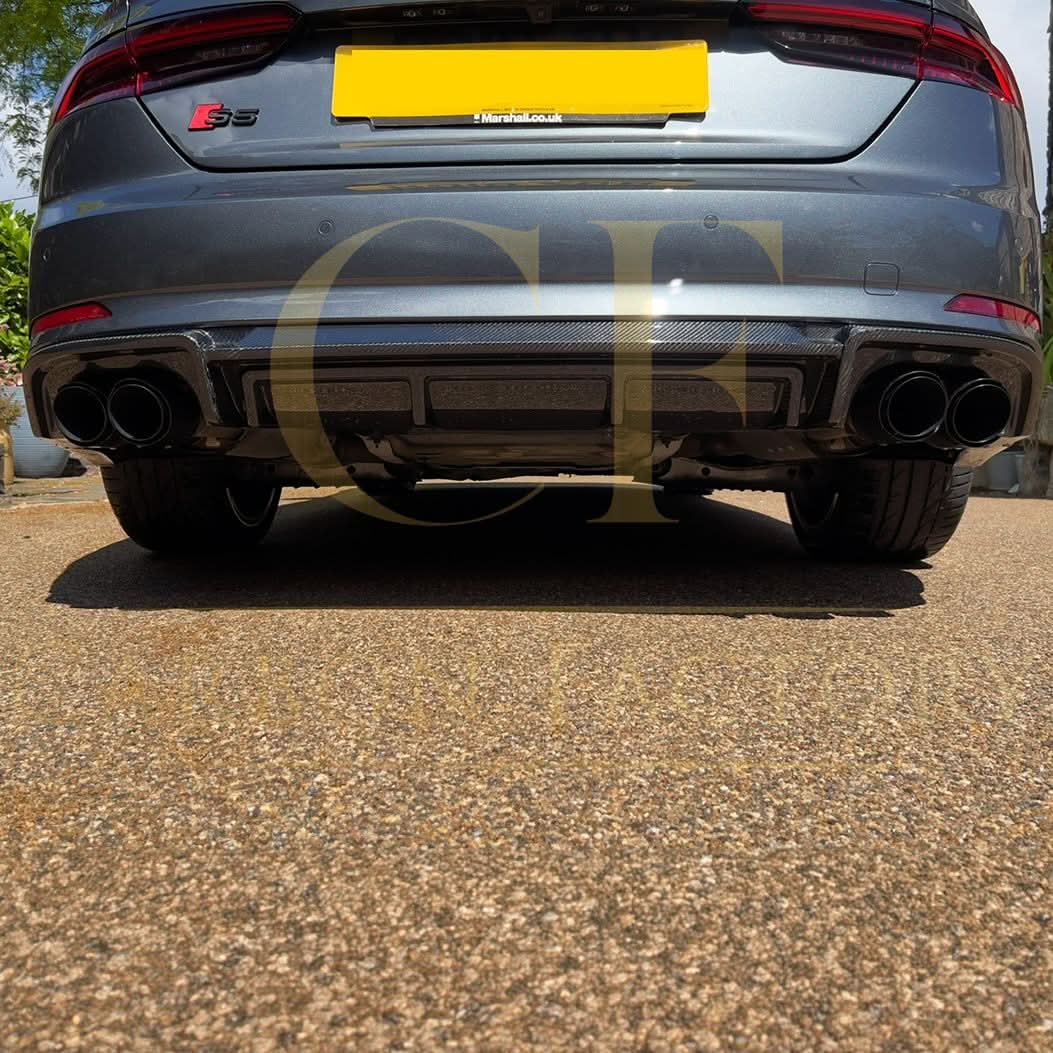 V Style Carbon Fibre Rear Diffuser for Audi B9 A5 S Line & S5 17-19