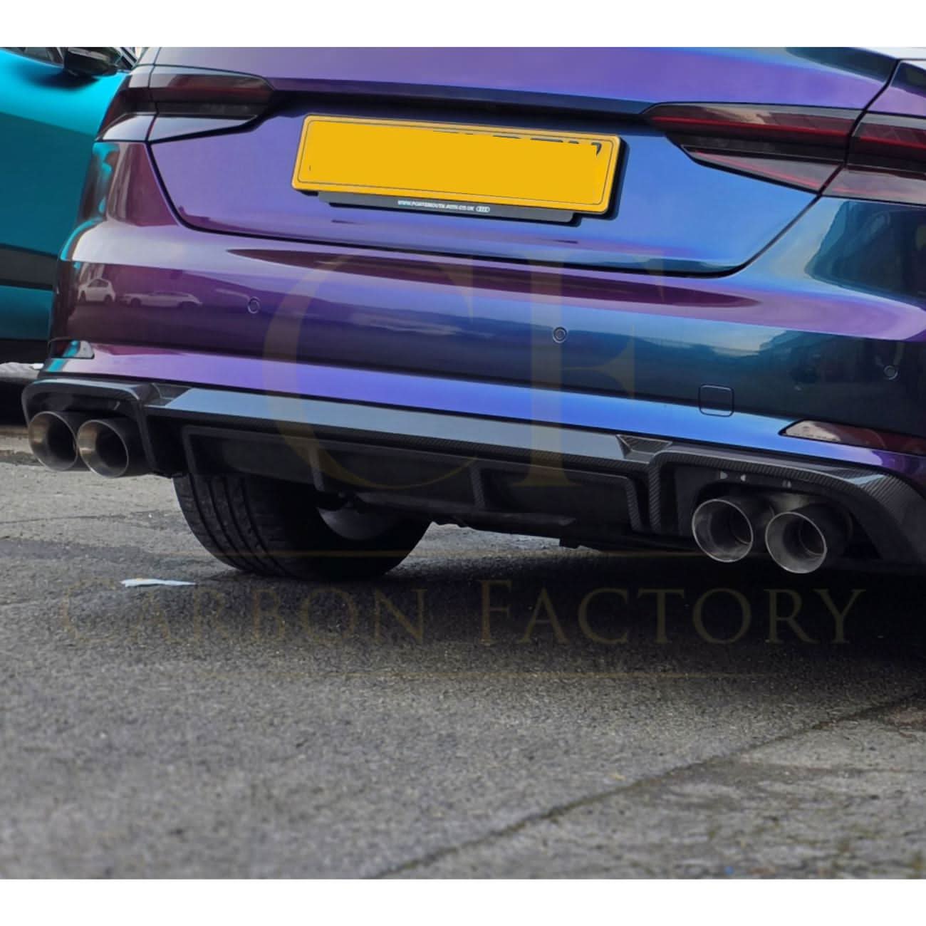 V Style Carbon Fibre Rear Diffuser for Audi B9 A5 S Line & S5 17-19