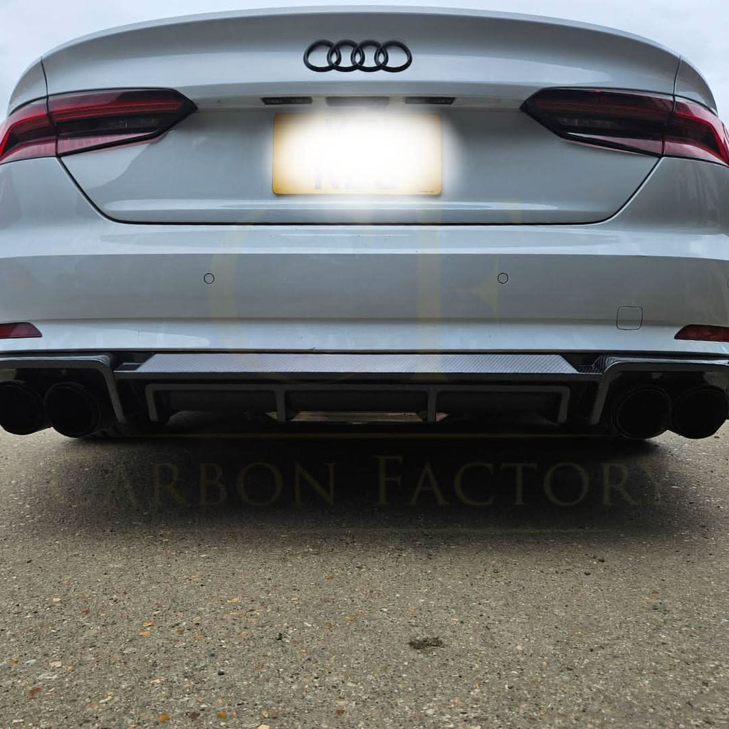 V Style Carbon Fibre Rear Diffuser for Audi B9 A5 S Line & S5 17-19