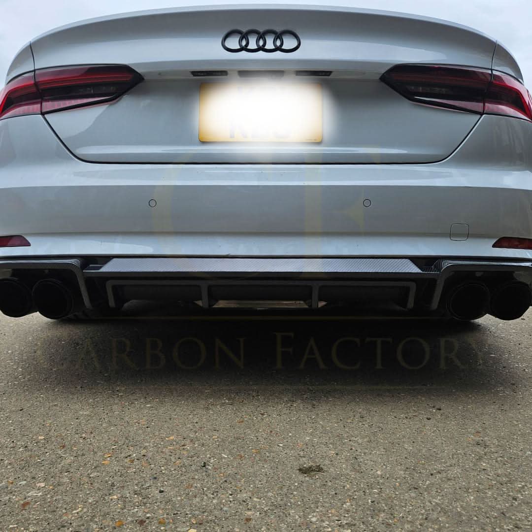 V Style Carbon Fibre Rear Diffuser for Audi B9 A5 S Line & S5 17-19