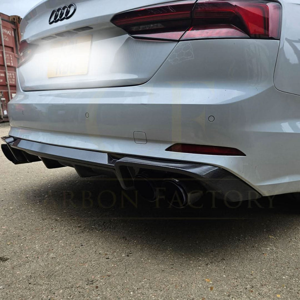 V Style Carbon Fibre Rear Diffuser for Audi B9 A5 S Line & S5 17-19