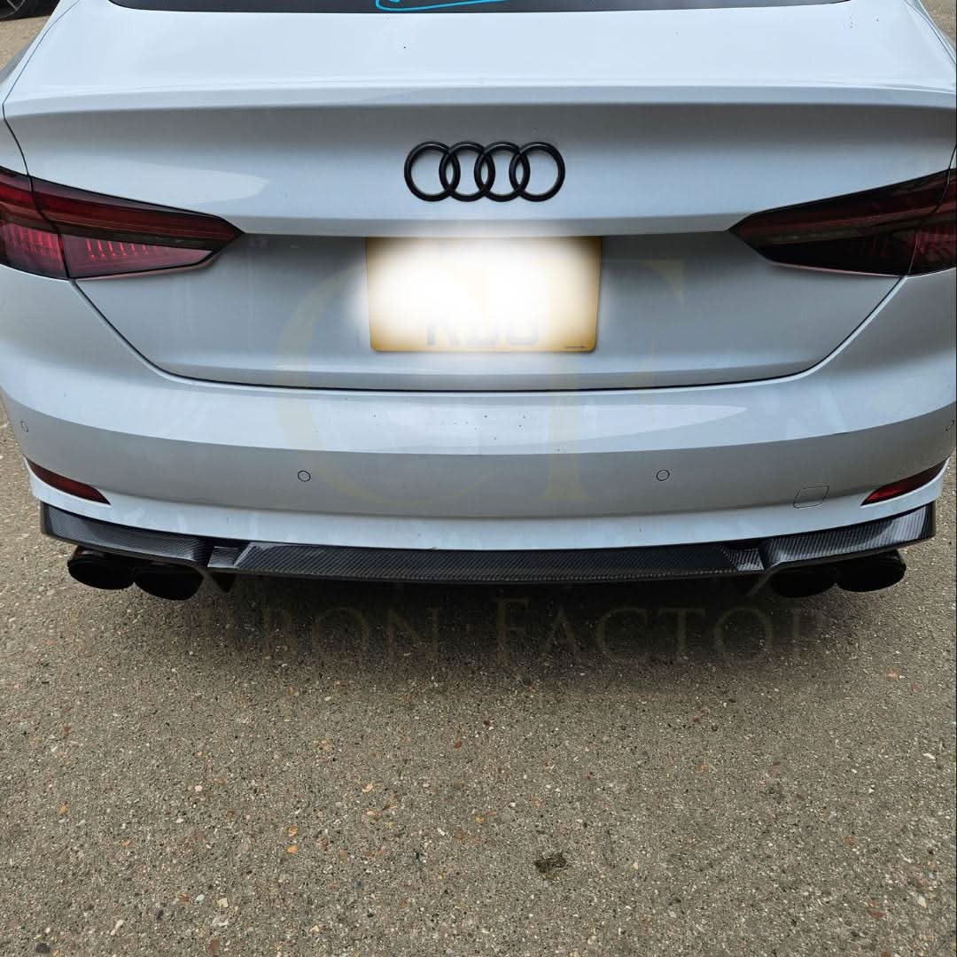 V Style Carbon Fibre Rear Diffuser for Audi B9 A5 S Line & S5 17-19