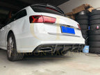 V Style Carbon Fibre Rear Diffuser for Audi C7.5 A6 S Line & S6 15-18