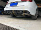 V Style Carbon Fibre Rear Diffuser for Audi C7.5 A6 S Line & S6 15-18
