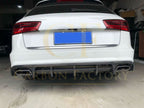 V Style Carbon Fibre Rear Diffuser for Audi C7.5 A6 S Line & S6 15-18