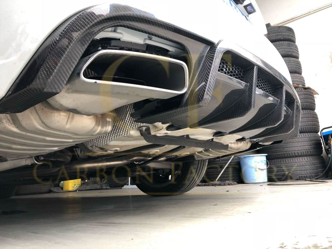 V Style Carbon Fibre Rear Diffuser for Audi C7.5 A6 S Line & S6 15-18