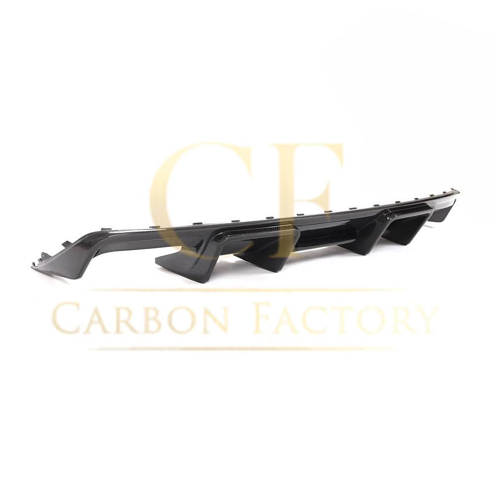 V Style Carbon Fibre Rear Diffuser for Audi S4 B8.5 A4 S Line 13-15