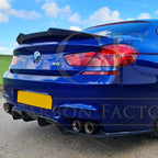 V Style Carbon Fibre Rear Diffuser for BMW F06 F12 F13 M6 11-18