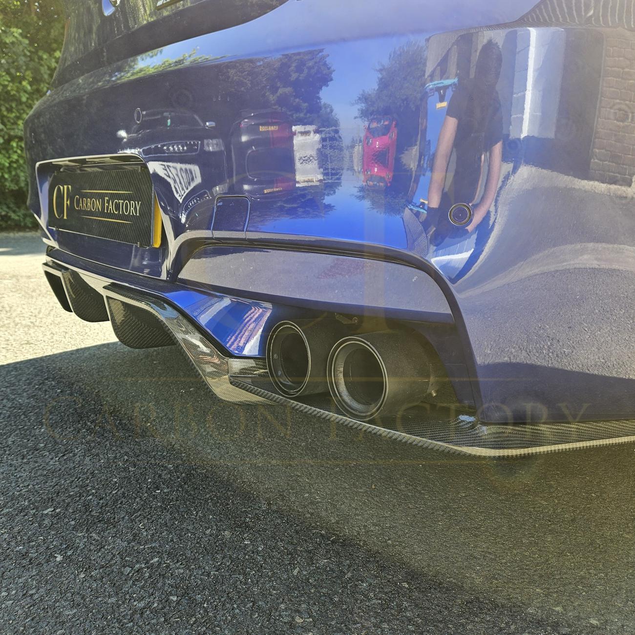 V Style Carbon Fibre Rear Diffuser for BMW F06 F12 F13 M6 11-18