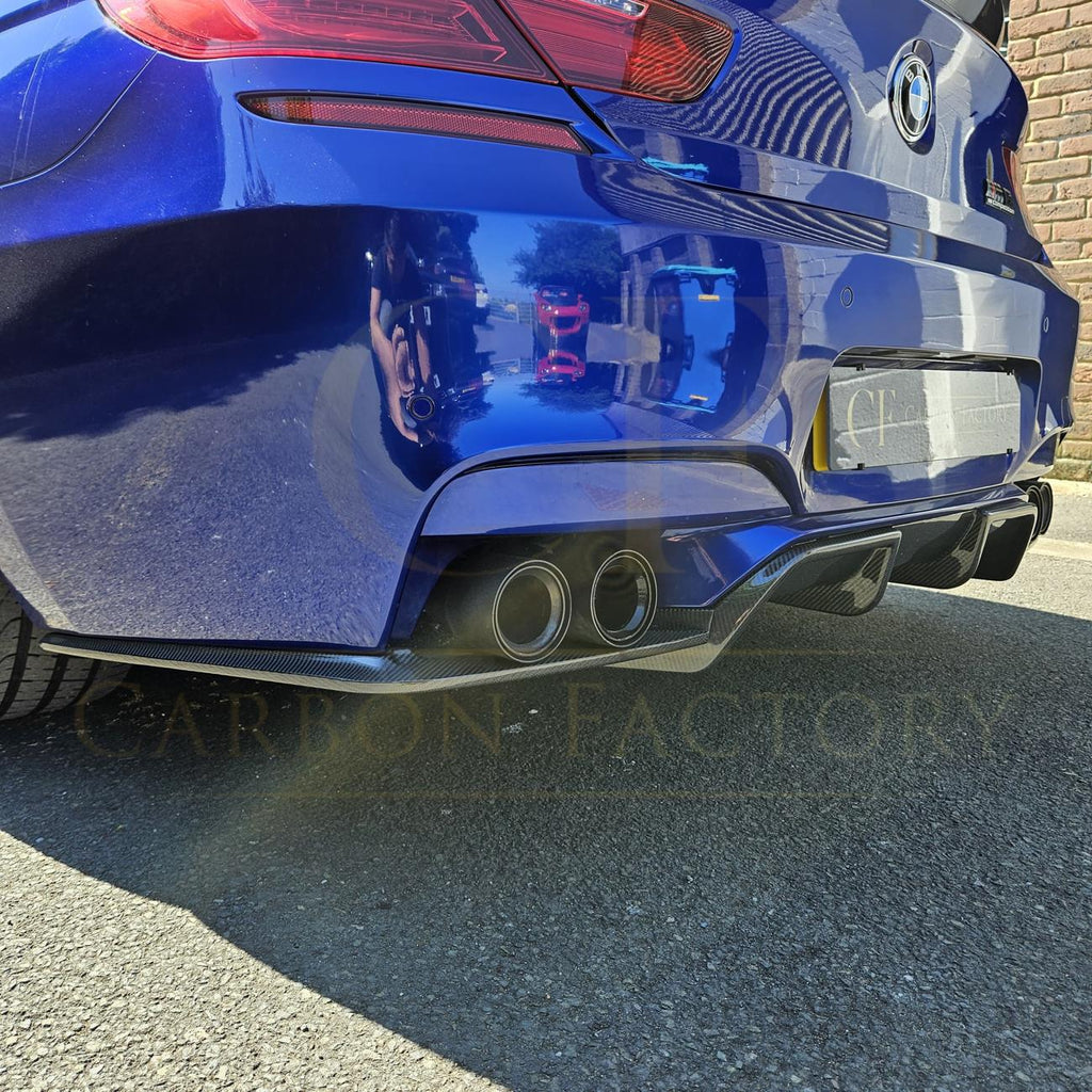 V Style Carbon Fibre Rear Diffuser for BMW F06 F12 F13 M6 11-18