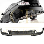 V Style Carbon Fibre Rear Diffuser for BMW F10 5 Series 10-17