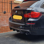 V Style Carbon Fibre Rear Diffuser for BMW F10 5 Series 10-17