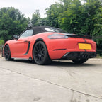 V Style Carbon Fibre Rear Diffuser for Porsche Boxster & Cayman 718 16-18