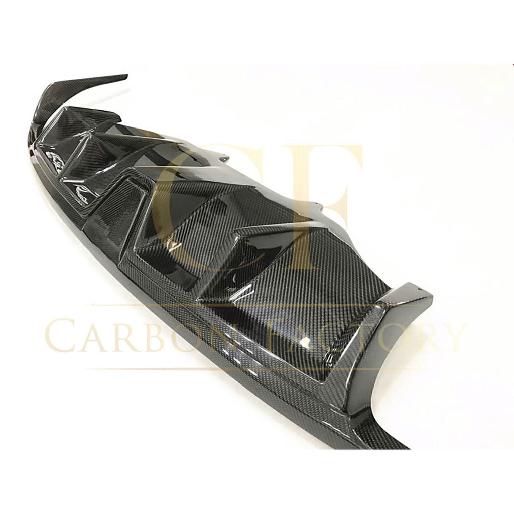 V Style Carbon Fibre Rear Diffuser for Porsche Macan 14-20