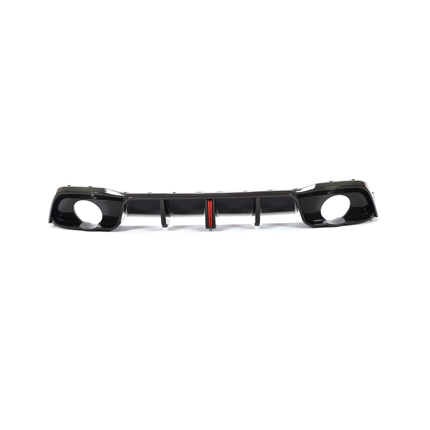 V Style Carbon Fibre Rear Diffuser for VW Golf MK8 GTI & R Line 21-Present