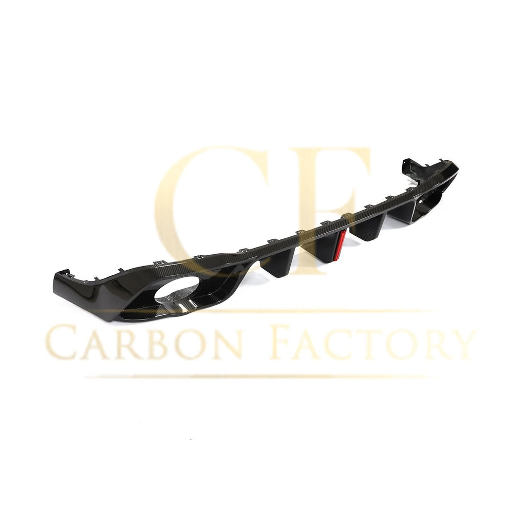 V Style Carbon Fibre Rear Diffuser for VW Golf MK8 GTI & R Line 21-Present