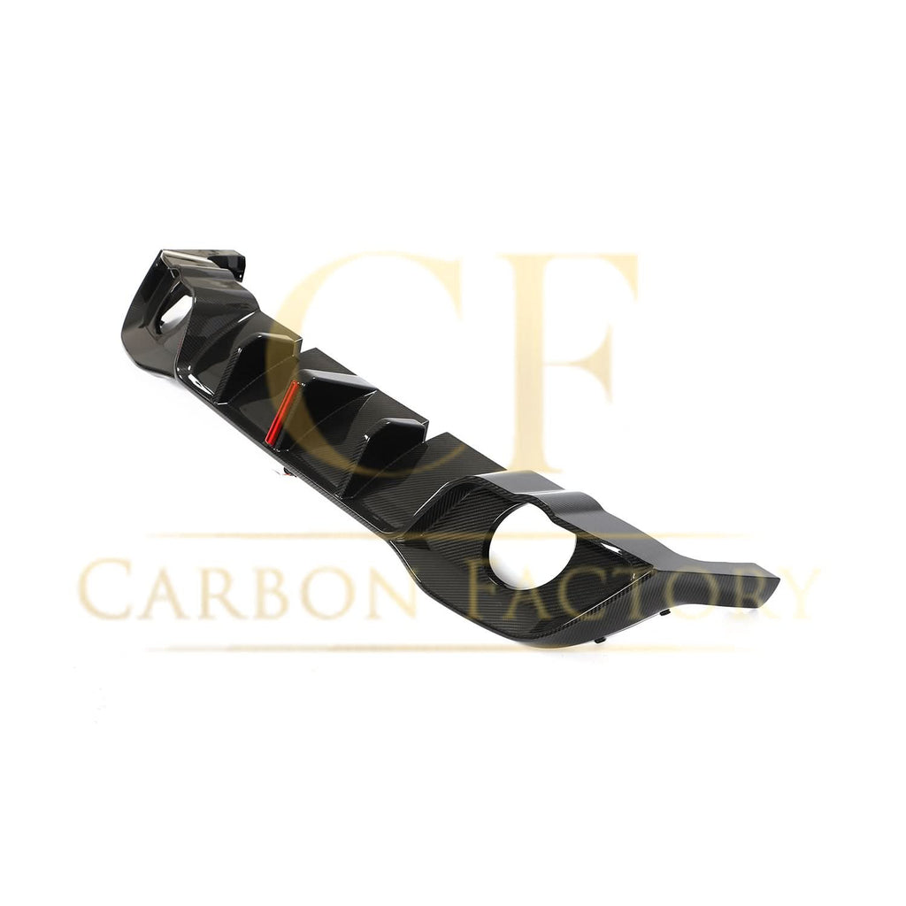 V Style Carbon Fibre Rear Diffuser for VW Golf MK8 GTI & R Line 21-Present