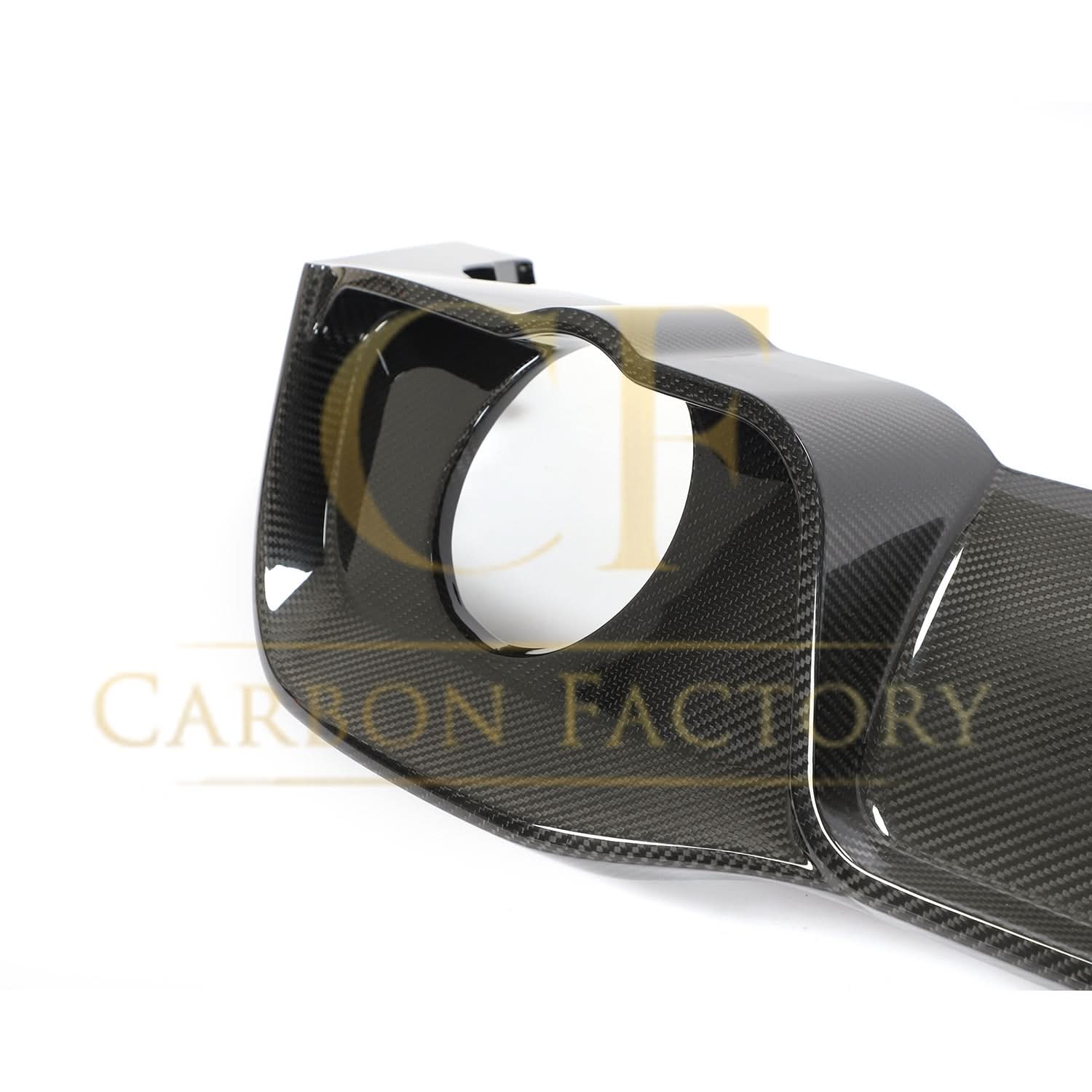V Style Carbon Fibre Rear Diffuser for VW Golf MK8 GTI & R Line 21-Present