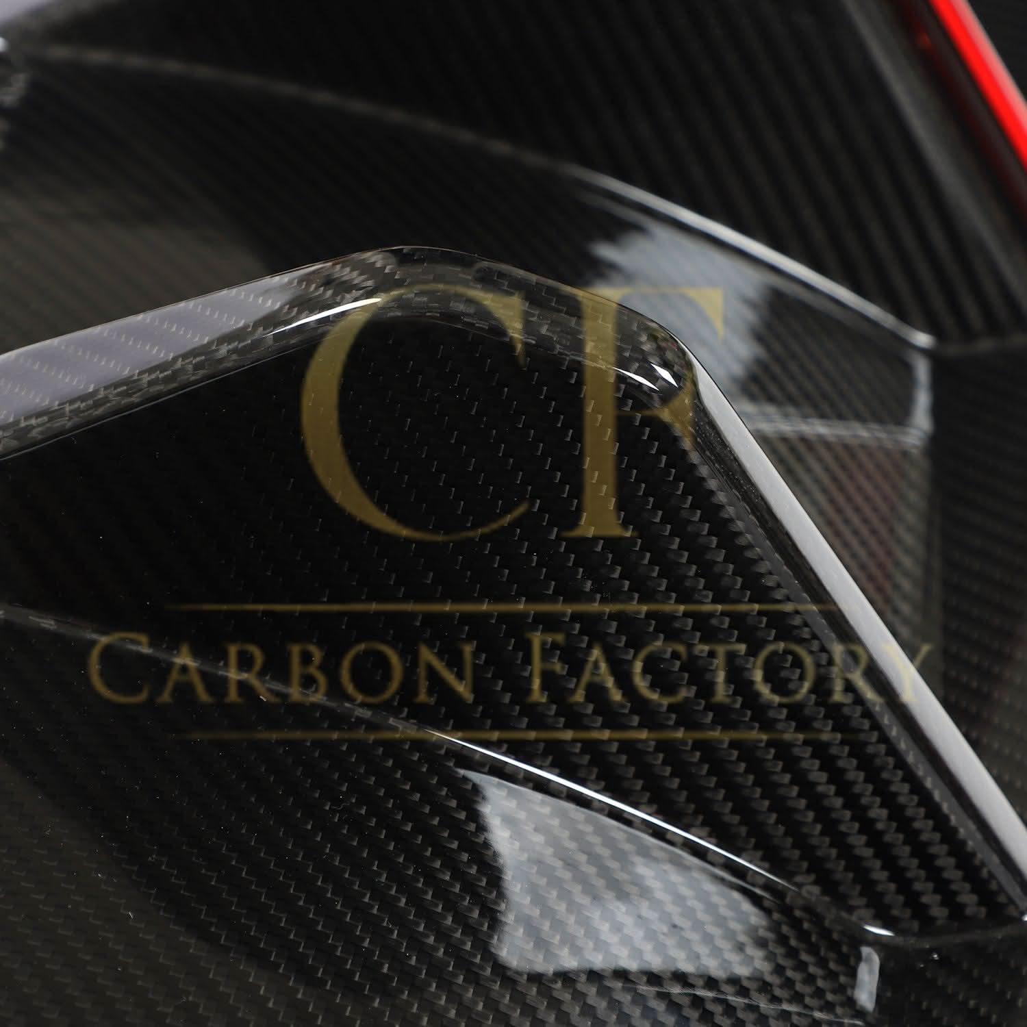 V Style Carbon Fibre Rear Diffuser for VW Golf MK8 GTI & R Line 21-Present