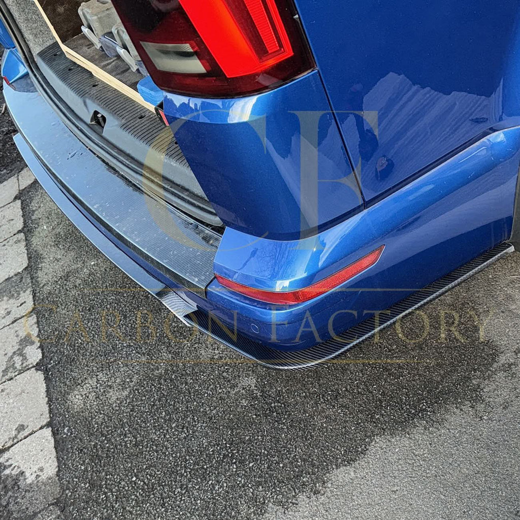 V Style Carbon Fibre Rear Diffuser for VW T6 Multivan 15-20