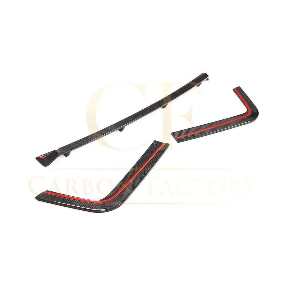 V Style Carbon Fibre Rear Diffuser for VW T6 Multivan 15-20